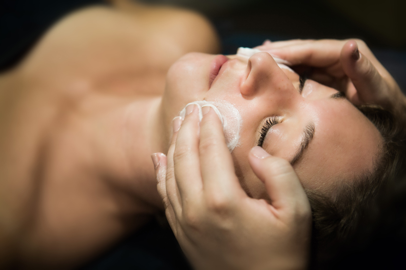 Spa treatment facial