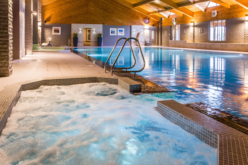 Accessible disabled-friendly spa hotel pool on the Isle of Arran