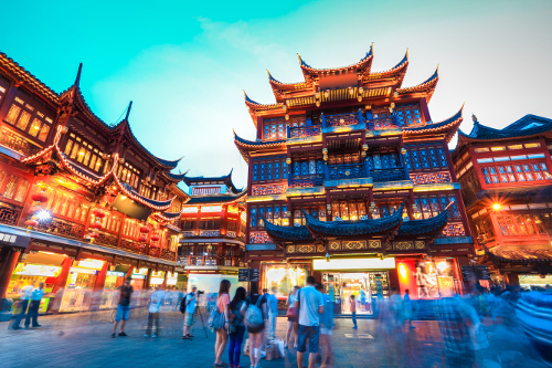 Temples in Shanghai, China